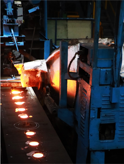 Foundry Tab - Pouring 1